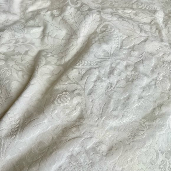 80s Vintage Laura Ashley Cottagecore Prairie White Dress Puff Sleeves US8 / UK10 - Picture 7 of 11